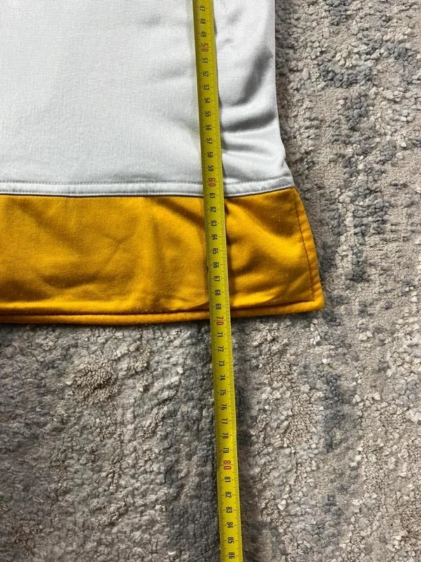 Jaqueta de trilha vintage anos 90 da Nike em azul-marinho e amarelo com zíper tamanho P – photo 14